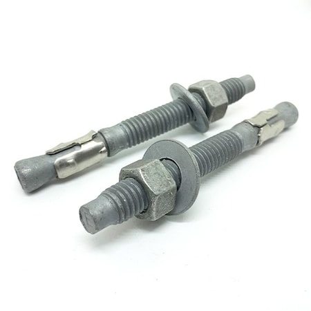 Boltsandnuts.Com 3/4 in Dia., 10 in L, Steel Galvanized 75C1000WA2G-1